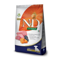 Сухий беззерновий корм Farmina (Фарміна) N&D Grain Free MINI для цуценят малих порід з ягням, гарбузом та чорницею 7 кг
