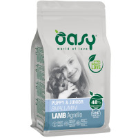 Сухий корм для цуценят малих та мініатюрних порід Oasy One Animal Protein Puppy Small and Mini, ягня 800 гр
