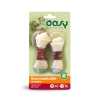Ласощі для собак середніх порід Oasy Dog Chewy Bone M, качка 54 гр