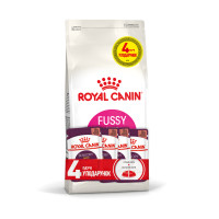 Royal Canin FUSSY сухий корм для котів вибагливих до їжі, 2КГ + 4 вологих паучів у подарунок!