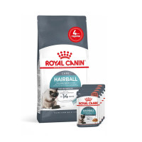 Royal Canin Hairball Care (Хейрбол) сухий корм для котів для виведення грудок шерсті 2КГ + 4 вологих паучів у подарунок!