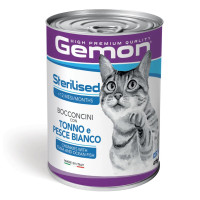 Вологий корм для котів GEMON CAT WET  Adult  тунець та океанічна риба  0.415 кг