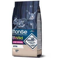 Сухий корм Monge Cat Bwild Low Grain для кошенят з м′ясом гусака 10 кг