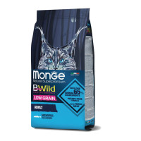 Сухий корм для котів MONGE (Монж) CAT BWILD LOW GRAIN анчоус 1.5 кг