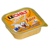 Вологий корм для котів Monge (Монж) Lechat Cat Wet Adult лосось та креветки  0.1 кг 5 шт