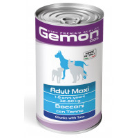 Вологий корм для собак GEMON (Жемон) DOG WET Maxi Adult шматочки з тунцем 1.25 кг 