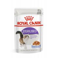 Вологий корм для дорослих стерилізованих котів ROYAL CANIN Роял канін STERILISED IN JELLY 0.085 кг 12шт