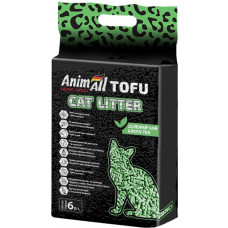 AnimAll (ЕнімАлл) Tofu Green Tea Соєвий наповнювач для котячого туалету з ароматом зеленого чаю 10 л