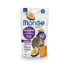 Ласощі для котів Monge (Монж) Gift Cat Hairball лосось зі сливою 50 гр