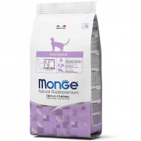 Сухий корм для котів MONGE CAT Монж Sterilised 1.5 кг