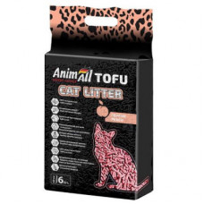 AnimAll (ЕнімАлл) Tofu Peach Соєвий наповнювач для котячого туалету з ароматом персика 6 л