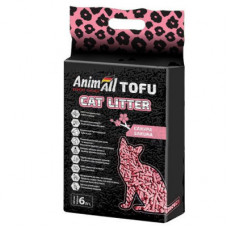 AnimAll (ЕнімАлл) Tofu Sakura Соєвий наповнювач для котячого туалету з ароматом сакури 6 л